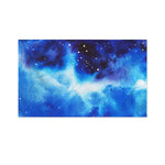 Dark Blue Galaxy Space Print Polyester Flag