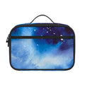 Dark Blue Galaxy Space Print Portable Lunch Bag