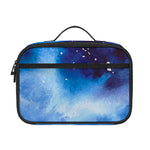 Dark Blue Galaxy Space Print Portable Lunch Bag