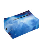 Dark Blue Galaxy Space Print Rectangle Tissue Box Cover