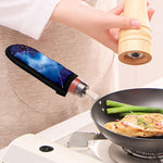 Dark Blue Galaxy Space Print Skillet Handle Cover