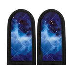 Dark Blue Galaxy Space Print Skillet Handle Cover