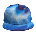 Dark Blue Galaxy Space Print Snapback Cap