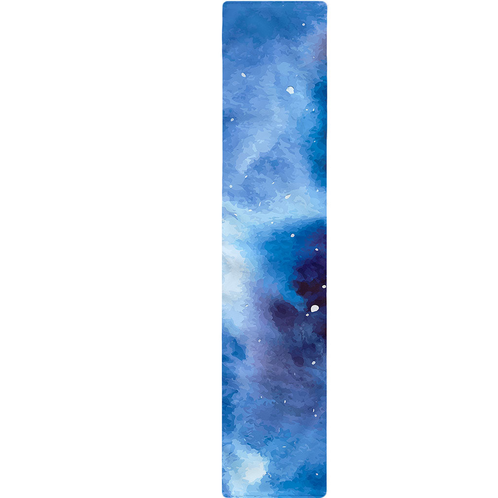 Dark Blue Galaxy Space Print Table Runner