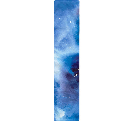 Dark Blue Galaxy Space Print Table Runner