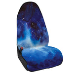 Dark Blue Galaxy Space Print Waterproof Car Seat Cover