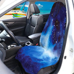 Dark Blue Galaxy Space Print Waterproof Car Seat Cover