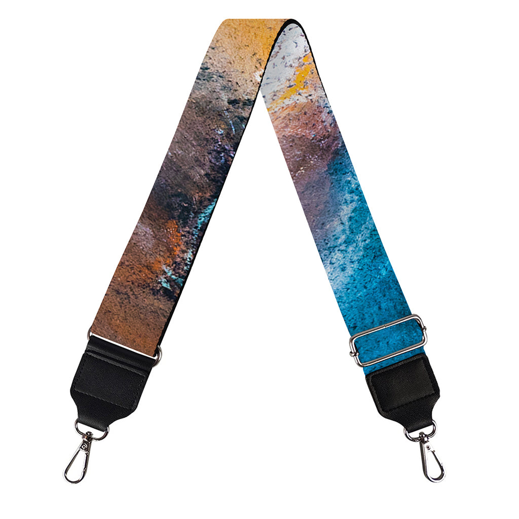 Dark Blue Horse Painting Print Bag Strap