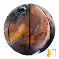 Dark Blue Horse Painting Print Basketball