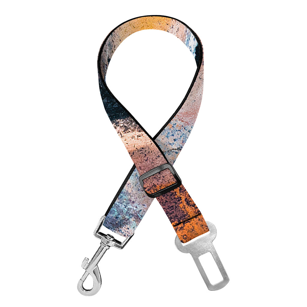 Dark Blue Horse Painting Print Dog Seat Belt