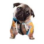 Dark Blue Horse Painting Print Dog Zip Up Hoodie