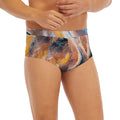Dark Blue Horse Painting Print Men's Briefs