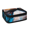 Dark Blue Horse Painting Print Small Lunch Bag