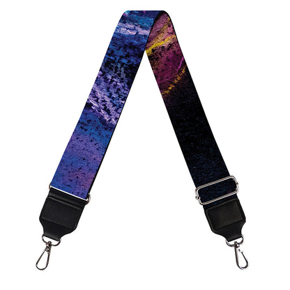Dark Blue Horse Portrait Print Bag Strap