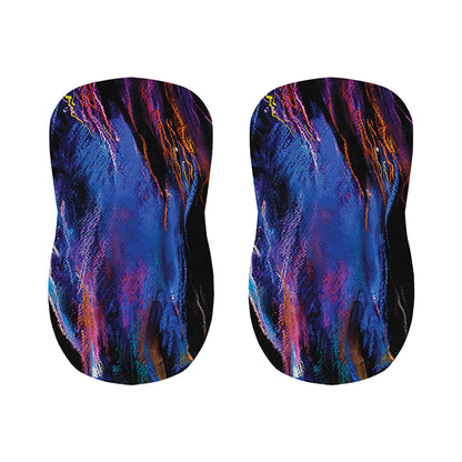 Dark Blue Horse Portrait Print Bar Stool Covers