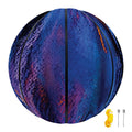 Dark Blue Horse Portrait Print Basketball