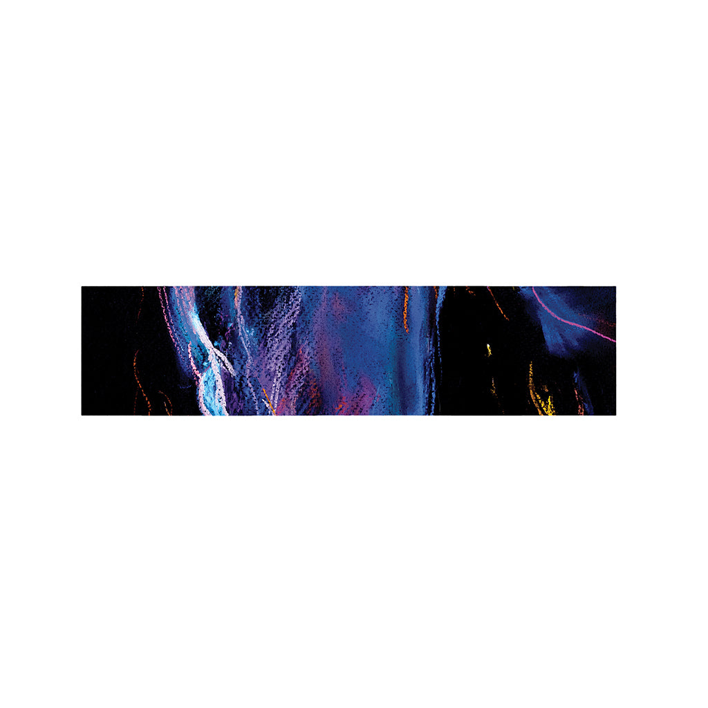Dark Blue Horse Portrait Print Bed Runner