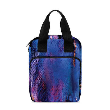 Dark Blue Horse Portrait Print Bible Tote Bag