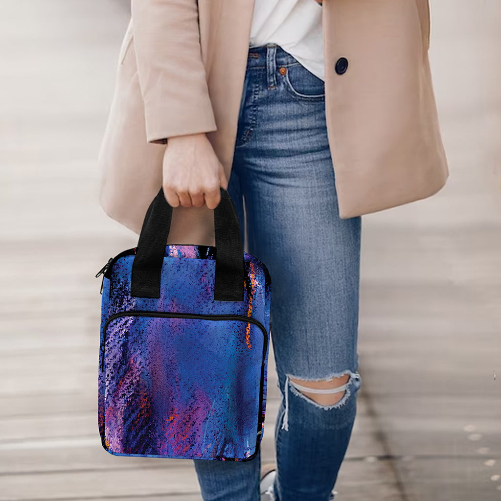 Dark Blue Horse Portrait Print Bible Tote Bag