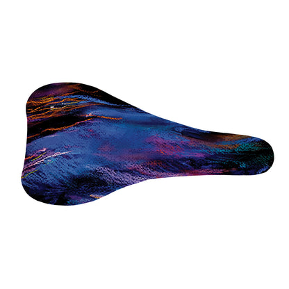 Dark Blue Horse Portrait Print Bicycle Seat Cover
