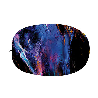 Dark Blue Horse Portrait Print Car Side Mirror Covers