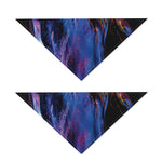Dark Blue Horse Portrait Print Dog Bandana