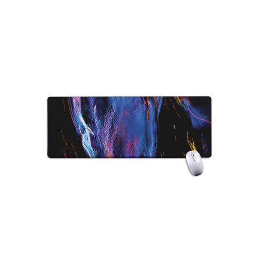 Dark Blue Horse Portrait Print Extended Mouse Pad
