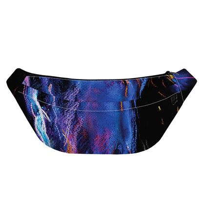 Dark Blue Horse Portrait Print Fanny Pack