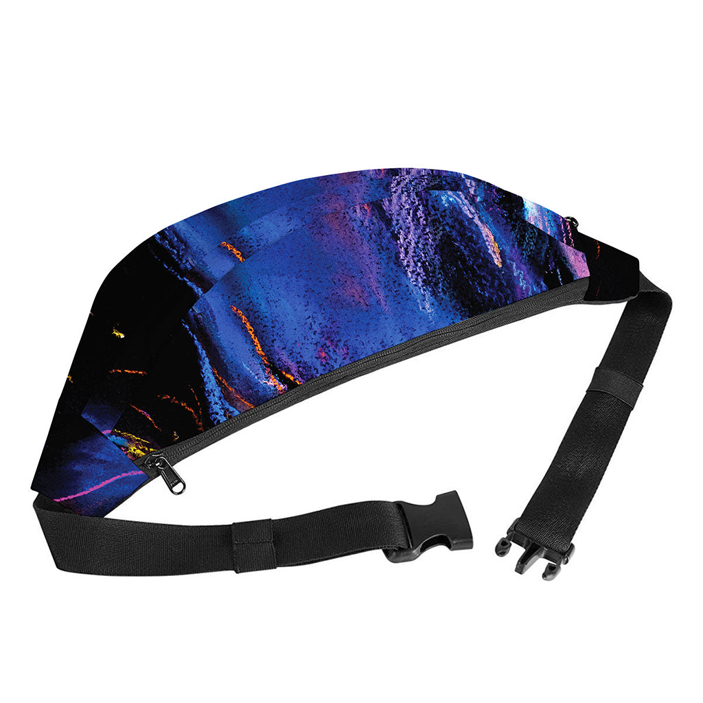 Dark Blue Horse Portrait Print Fanny Pack