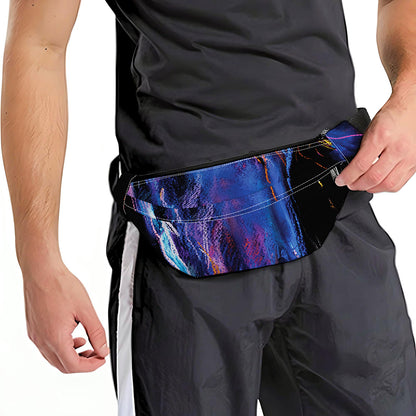 Dark Blue Horse Portrait Print Fanny Pack