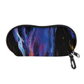 Dark Blue Horse Portrait Print Glasses Case