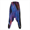 Dark Blue Horse Portrait Print Hammer Pants