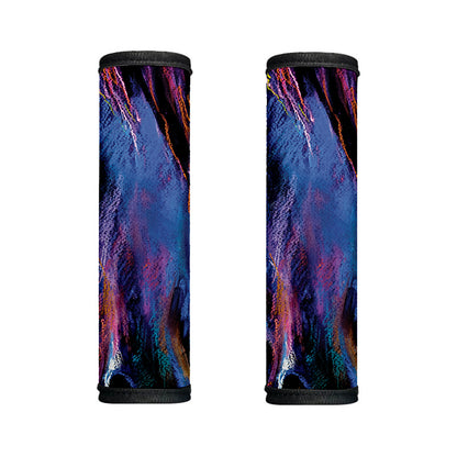 Dark Blue Horse Portrait Print Handle Covers