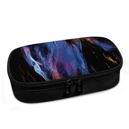 Dark Blue Horse Portrait Print Insulin Cooler Travel Case