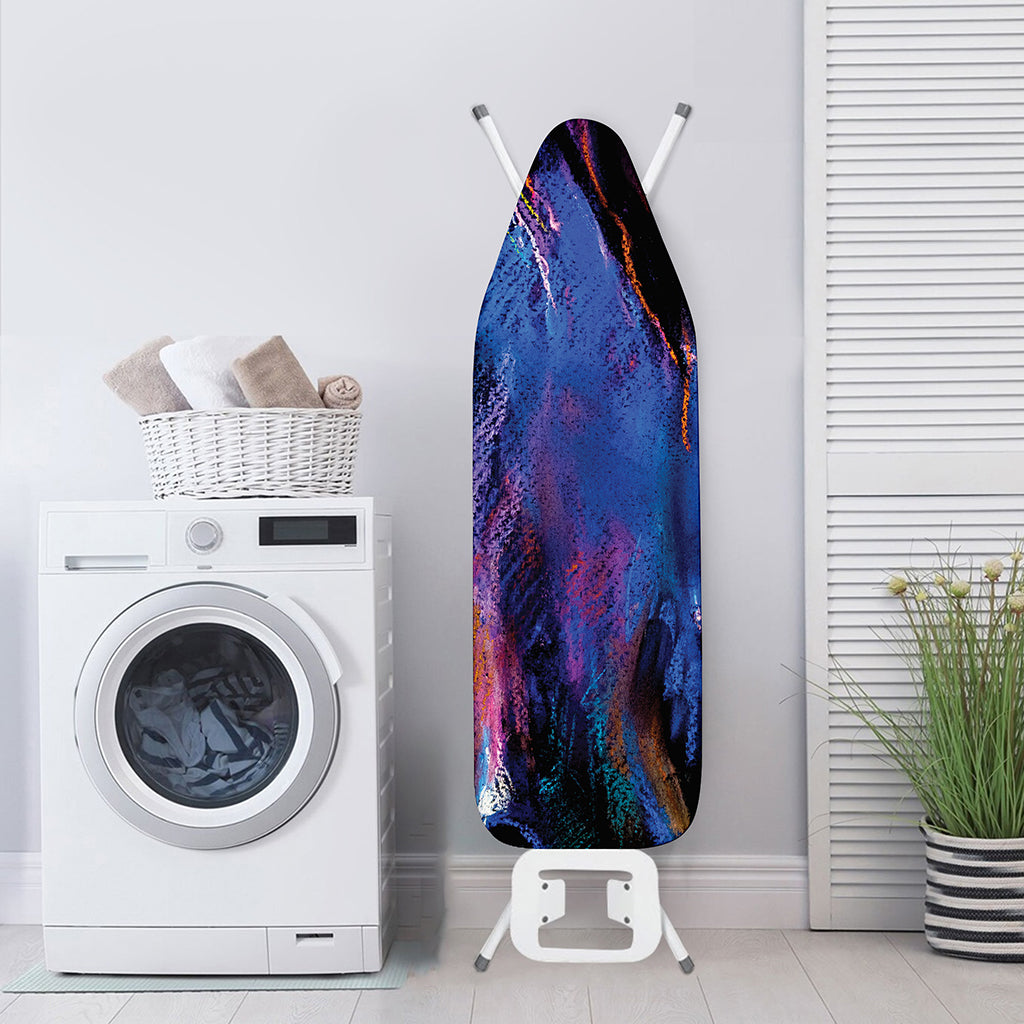 Dark Blue Horse Portrait Print Ironing Board Cover