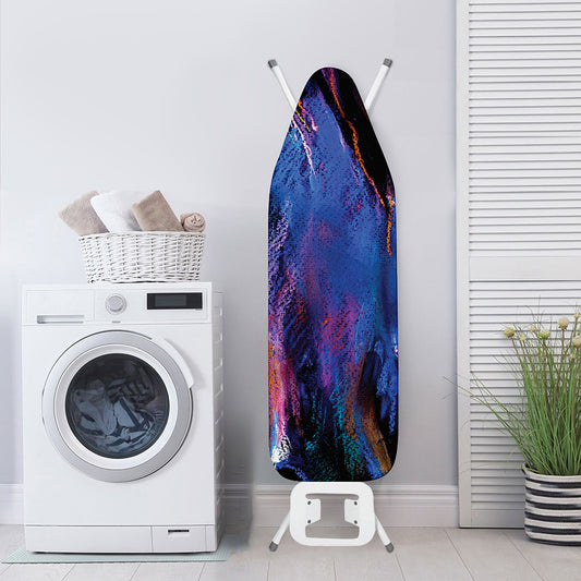 Dark Blue Horse Portrait Print Ironing Board Cover