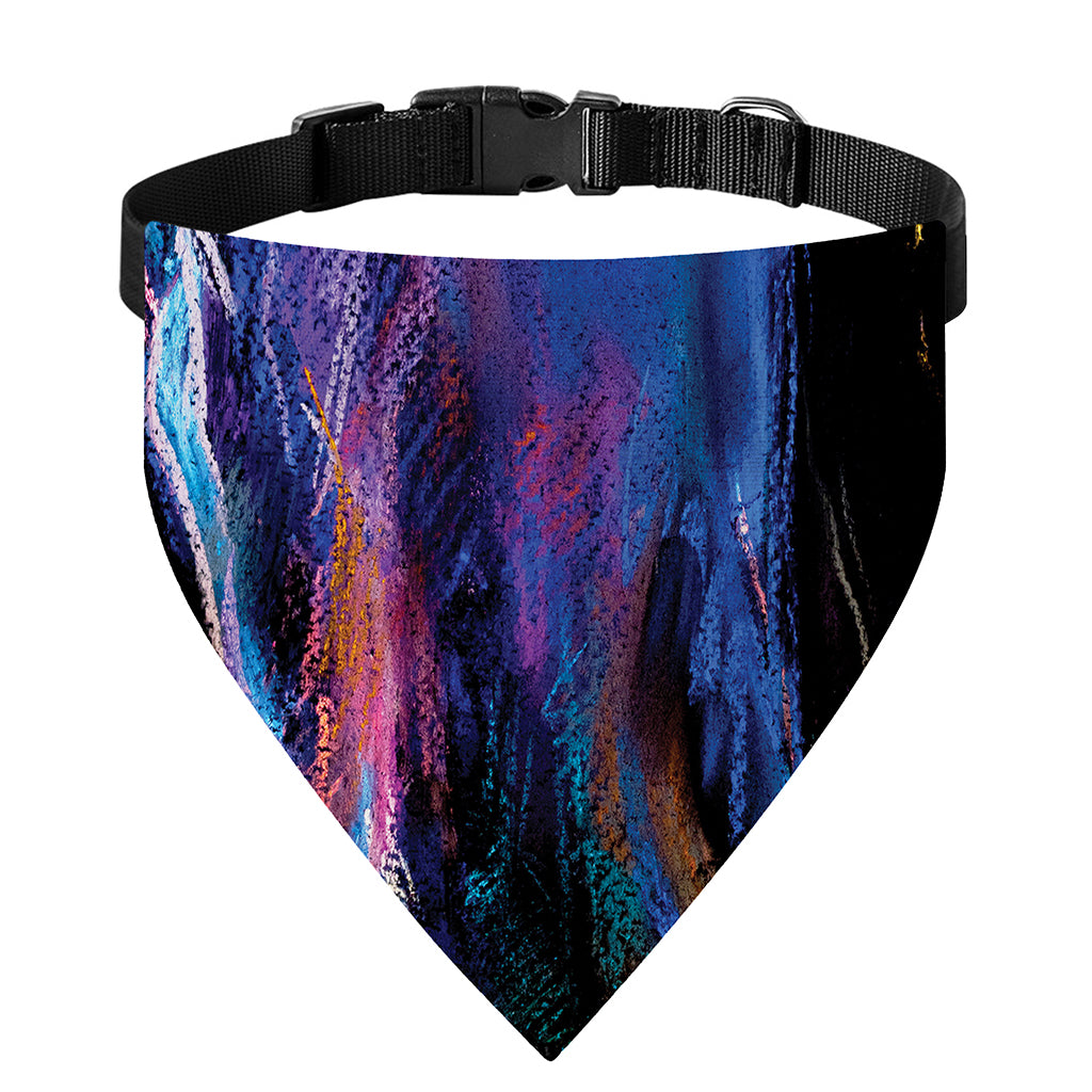 Dark Blue Horse Portrait Print Over The Collar Dog Bandana