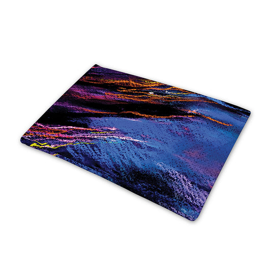 Dark Blue Horse Portrait Print Pet Cooling Mat Cover