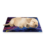 Dark Blue Horse Portrait Print Pet Cooling Mat Cover