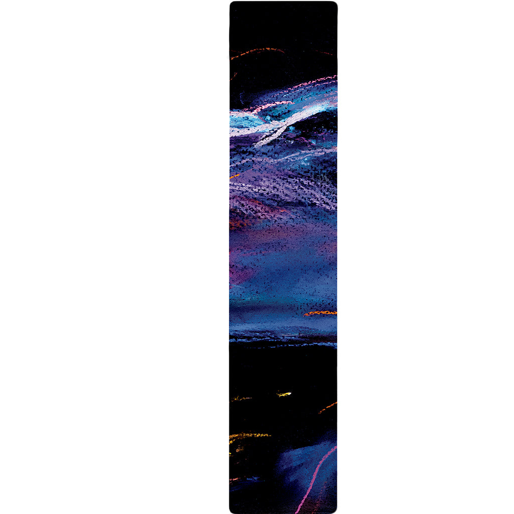 Dark Blue Horse Portrait Print Table Runner