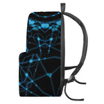 Dark Blue Kaleidoscope Print Backpack
