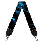 Dark Blue Kaleidoscope Print Bag Strap