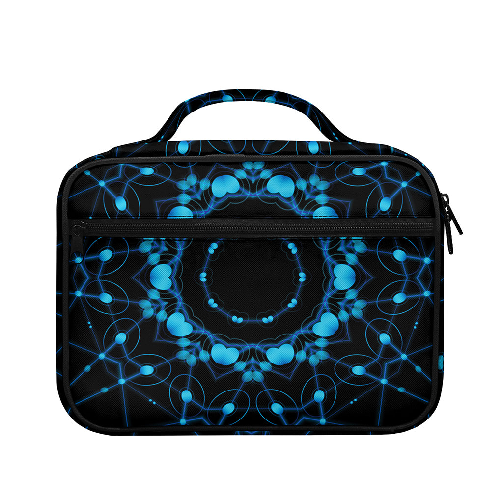 Dark Blue Kaleidoscope Print Briefcase Bible Bag
