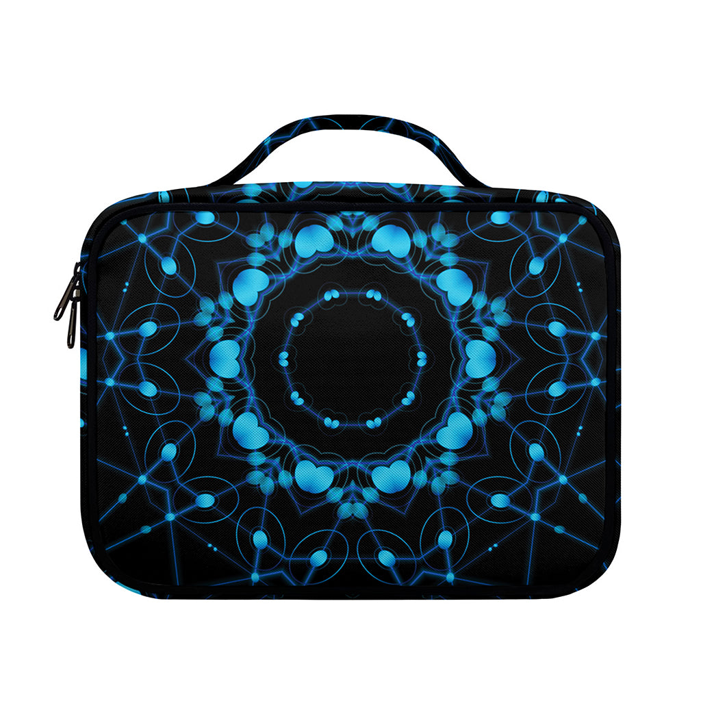 Dark Blue Kaleidoscope Print Briefcase Bible Bag