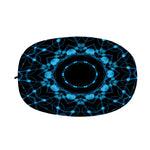 Dark Blue Kaleidoscope Print Car Side Mirror Covers