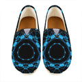 Dark Blue Kaleidoscope Print Casual Shoes