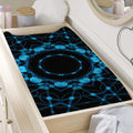 Dark Blue Kaleidoscope Print Changing Pad Cover