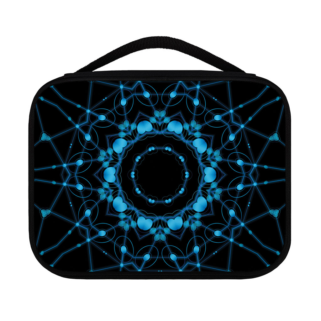 Dark Blue Kaleidoscope Print Classic Bible Case