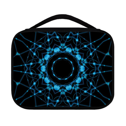 Dark Blue Kaleidoscope Print Classic Bible Case