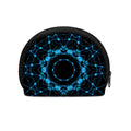 Dark Blue Kaleidoscope Print Coin Purse